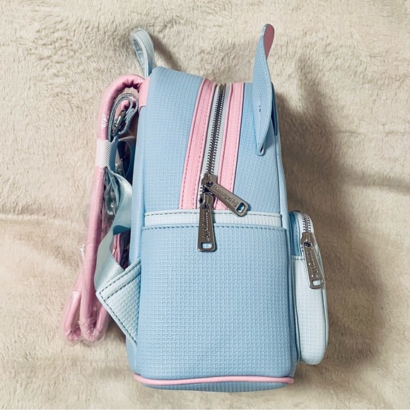Disney Parks Loungefly Pastel Blue Stitch 626 Day Backpack - Picture 3 of 12